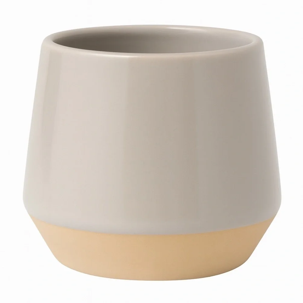 Two Toned Ceramic Mini Planter Pot